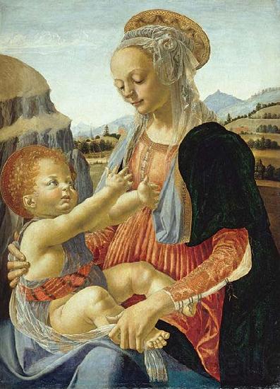 Andrea del Verrocchio Mary with the Child Spain oil painting art